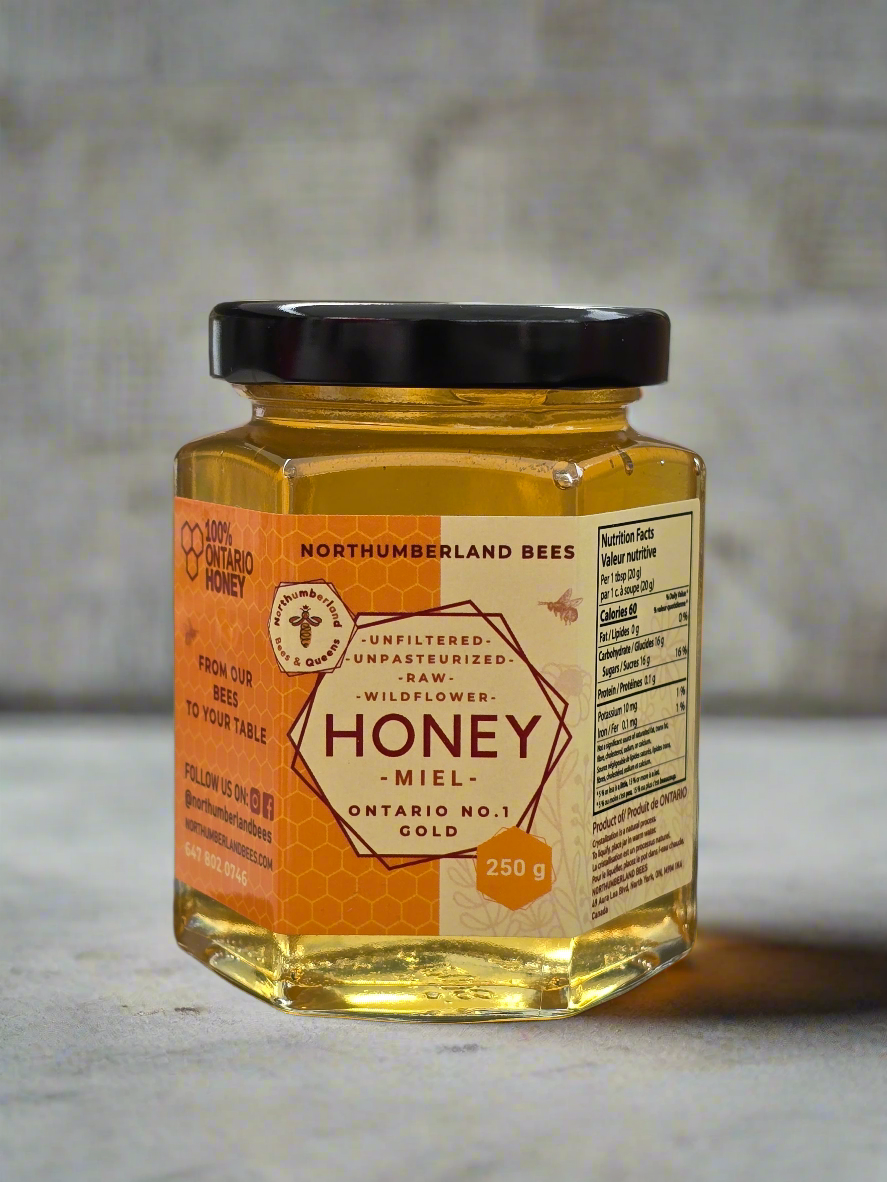 Wildflower Honey - 250g - Local Ontario Honey - Summer 2025