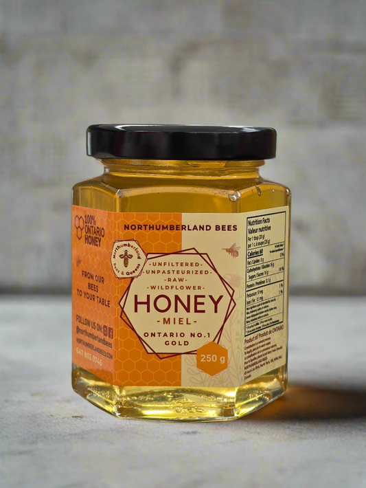 Wildflower Honey - 250g - Local Ontario Honey - Summer 2025