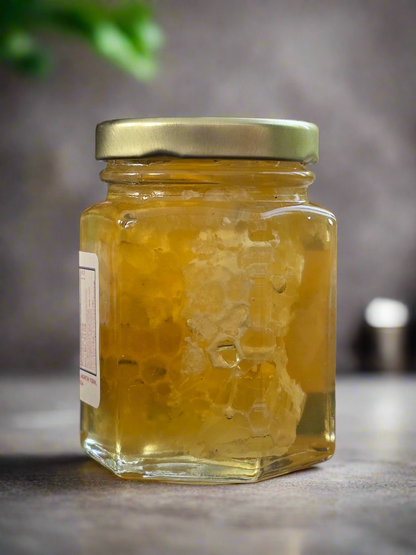 Comb Honey in Jar - 160g - July 2025