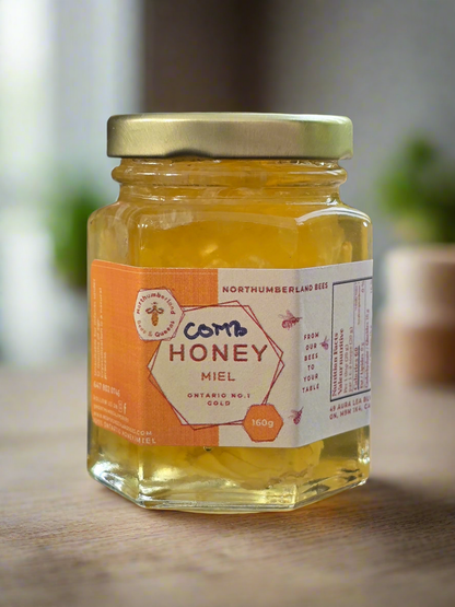 Comb Honey in Jar - 160g - July 2025