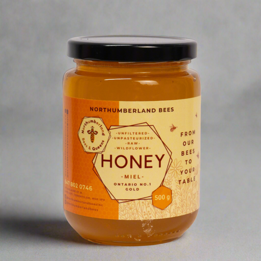 500g Northumberland Bees Honey - Local Ontario Honey