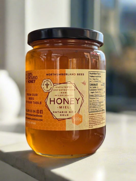 Wildflower Honey - 500g - Local Ontario Honey - Fall 2025