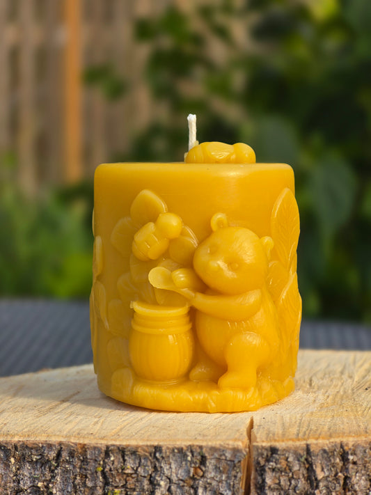 Bear&Bees Beeswax Candle