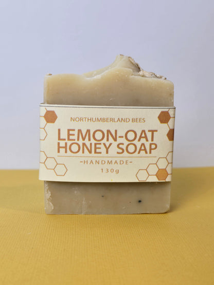 Lemon-Oat Honey Soap Bar