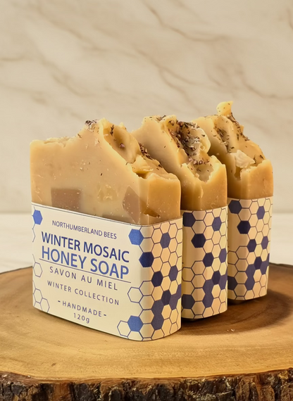 Winter Mosaic Honey Soap - 2025 Winter Collection