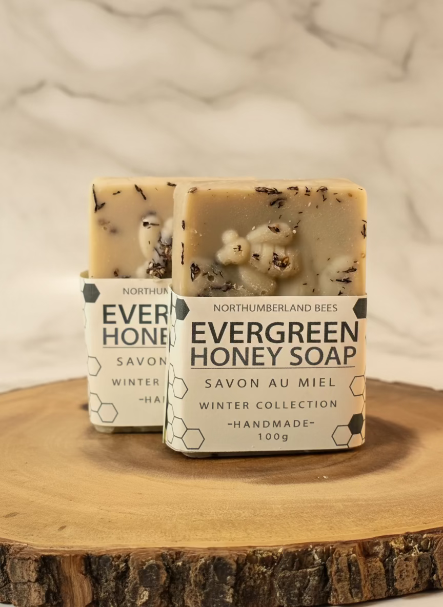 Evergreen Honey Soap - 2025 Winter Collection